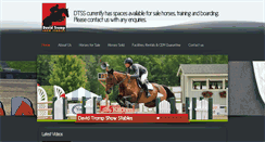 Desktop Screenshot of davidtrompshowstables.com